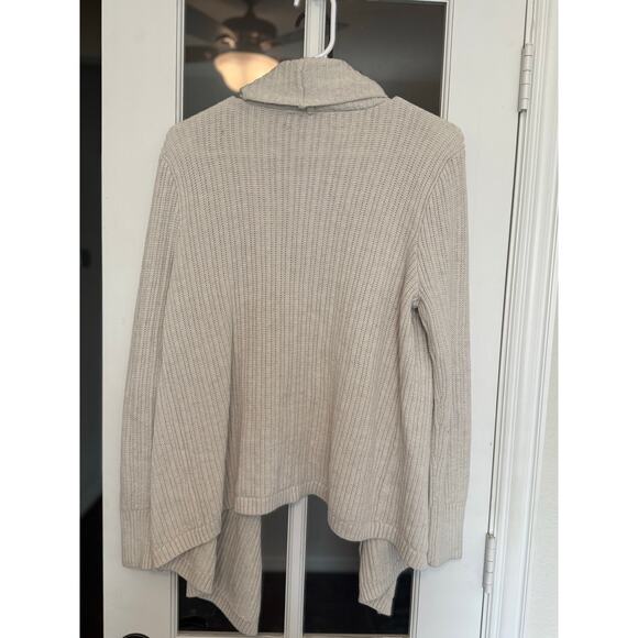 Caslon open front draped Cotten blend cardigan XL - Picture 5 of 7